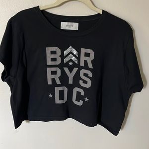 Black Barry’s Graphic Crop Tee